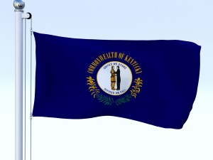 animated us flag pack Model 3D