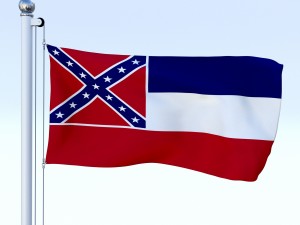 animated us flag pack Model 3D