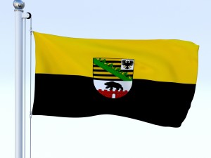 animated german flag pack 3D Model