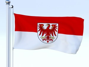 animated german flag pack 3D Model