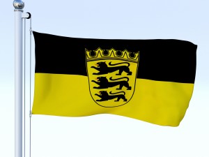 animated german flag pack 3D Model