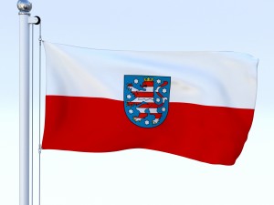 animated german flag pack 3D Model