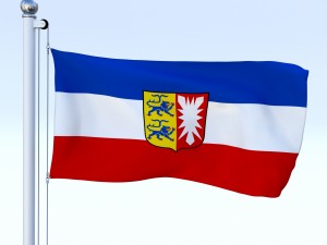 animated german flag pack 3D Model