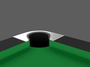 Configura&ccedil;&atilde;o de mesa de sinuca 8 bolas Modelo 3D