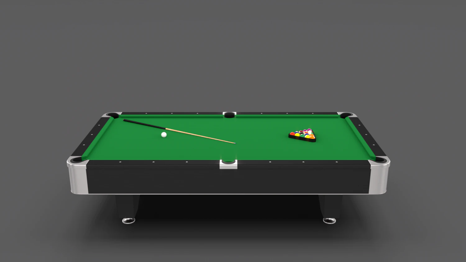 8 ball pool table 3D Model .c4d .max .obj .3ds .fbx .stl .blend
