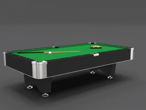 8 ball pool table 3D Model
