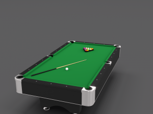 8 ball pool table 3D-Modell