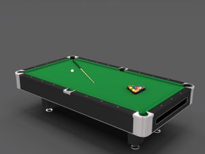 8 ball pool table 3D-Modell