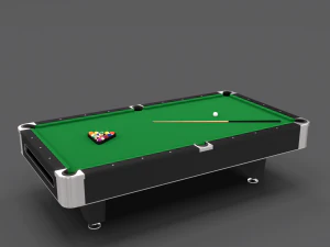 8 ball pool table 3D Model