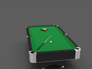 8 ball pool table 3D-Modell