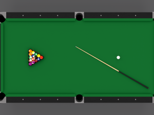 8 ball pool table 3D-Modell