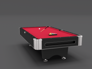 8 ball pool table red Modello 3D