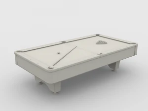 8 ball pool table yellow 3D Model