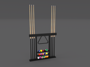 8 ball pool rack 3D Model