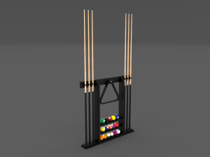 8 ball pool rack 3D Model