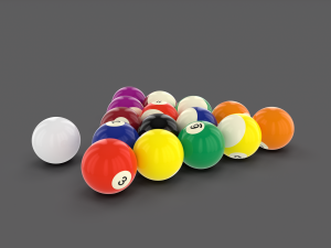 pool ball pack 3D Model