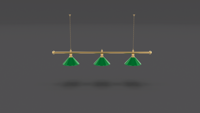 pool table light fixture Modelo 3D .c4d .max .obj .3ds .fbx .stl .blend 