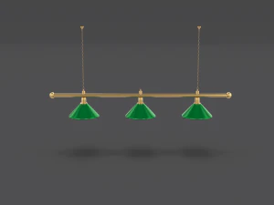 pool table light fixture 3D Model