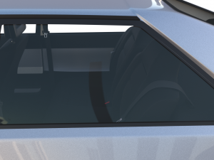 1981 audi coupe quattro with interior silver Modello 3D