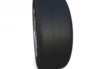 generic alloy wheel and brake 3D Model