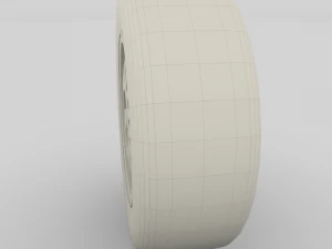 generic alloy wheel and brake 3D Model