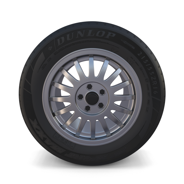 generic alloy wheel 3D Model .c4d .max .obj .3ds .fbx .stl .blend 