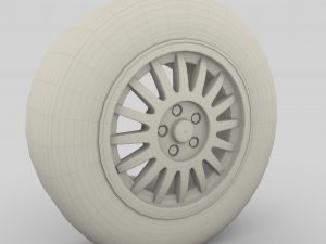 generic alloy wheel 3D Model