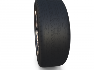 generic dark alloy wheel 3D Модель