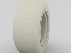 generic dark alloy wheel 3D Model