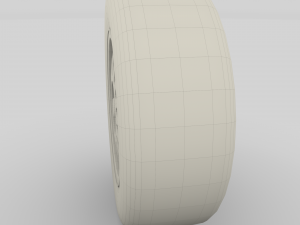 generic dark alloy wheel 3D Модель