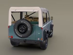 1985 land rover defender 90 with interior ver 1 3D Модель
