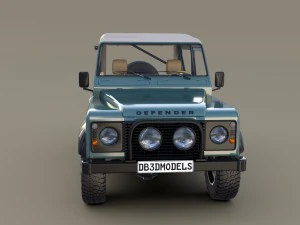 1985 land rover defender 90 with interior ver 1 3D Model