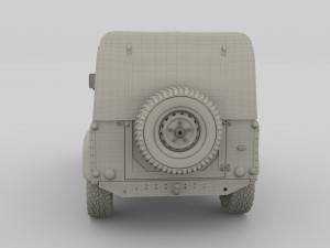 1985 land rover defender 90 with interior ver 1 3D Модель