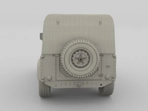 1985 land rover defender 90 with interior ver 1 3D Model