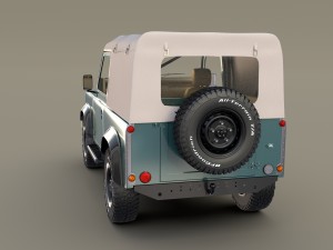 1985 land rover defender 90 with interior ver 2 3D Model