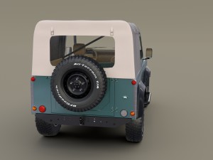 1985 land rover defender 90 with interior ver 2 3D Model