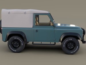 1985 land rover defender 90 with interior ver 2 3D Model