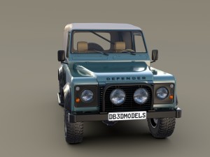 1985 land rover defender 90 with interior ver 2 3D Model