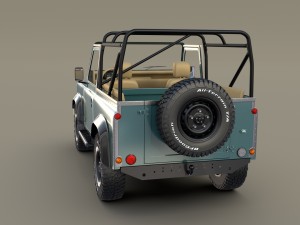1985 land rover defender 90 with interior ver 3 Model 3D