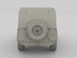 1985 land rover defender 90 with interior ver 3 Model 3D