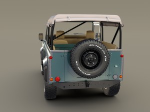 1985 land rover defender 90 with interior ver 4 3D 모델