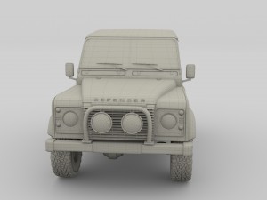 1985 land rover defender 90 with interior ver 4 3D 모델