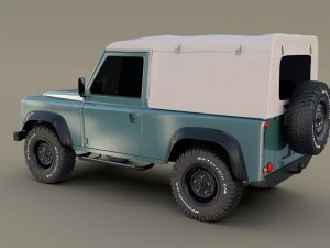 1985 land rover defender 90 3D Model