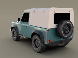1985 land rover defender 90 3D Model