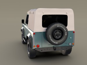 1985 land rover defender 90 3D मॉडल