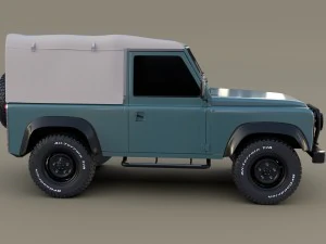 1985 land rover defender 90 3D Model