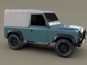1985 land rover defender 90 3D मॉडल