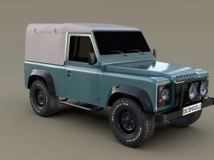 1985 land rover defender 90 3D Model