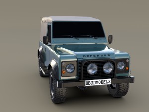 1985 land rover defender 90 3D मॉडल