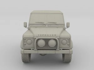 1985 land rover defender 90 3D Model